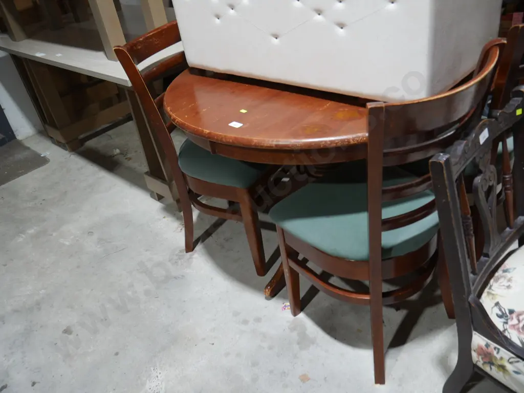 Dining table and four chairs Image 1++
