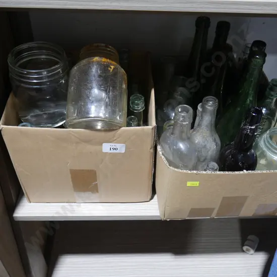 Two boxes of bottles