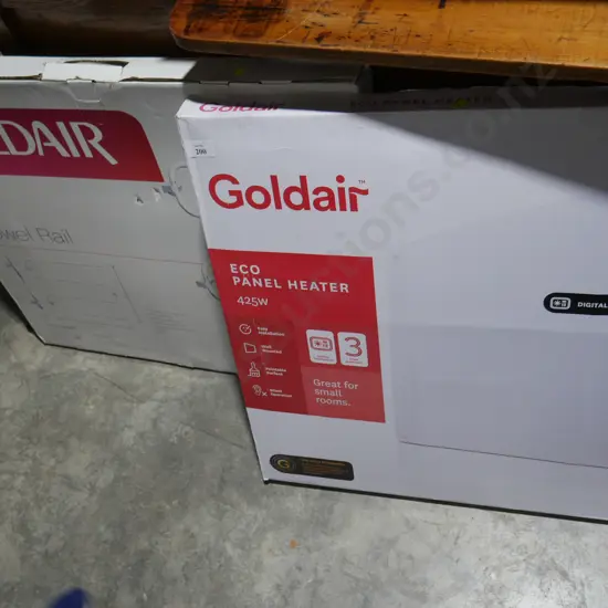 Goldair panel heater and towel rail