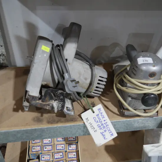 Sander and cut off saw