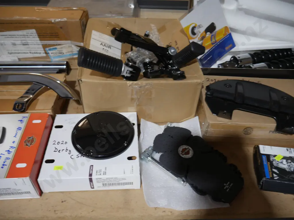 Assorted new Harley Davidson motorcycle parts Image 1++