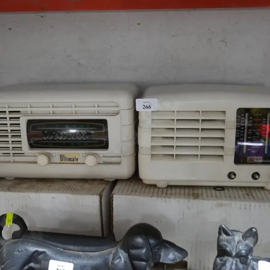 Two vintage radios