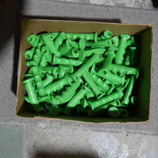 Green handles