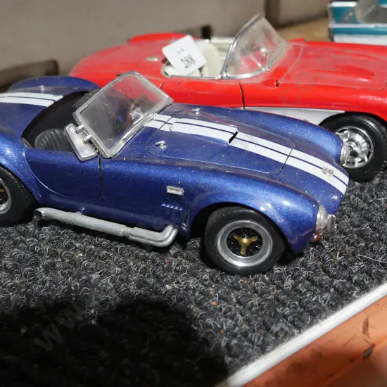 Two model cars