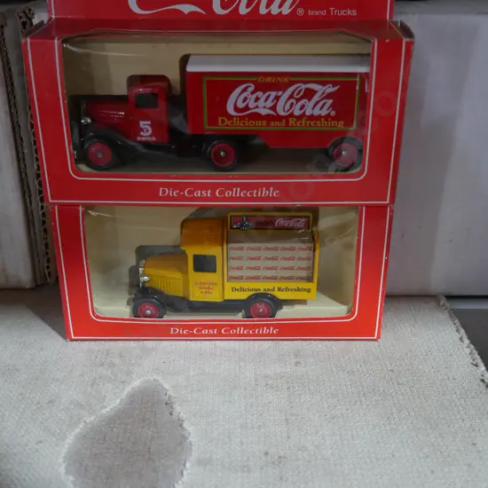 2 model Coca-Cola trucks