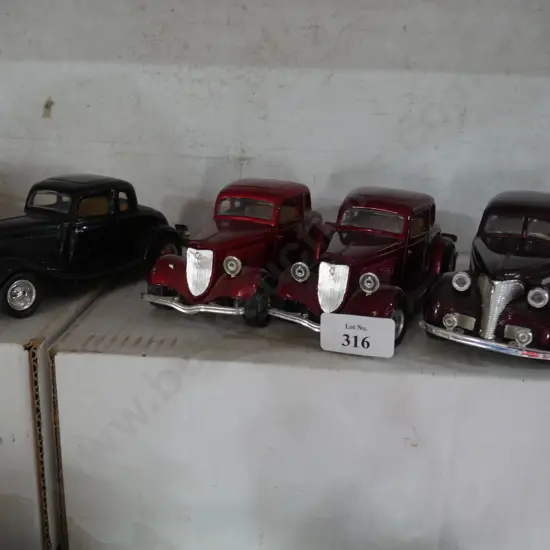 4 model cars