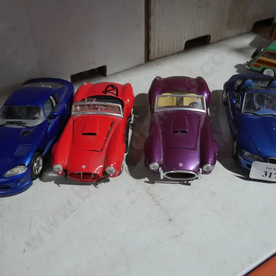 4 model cars