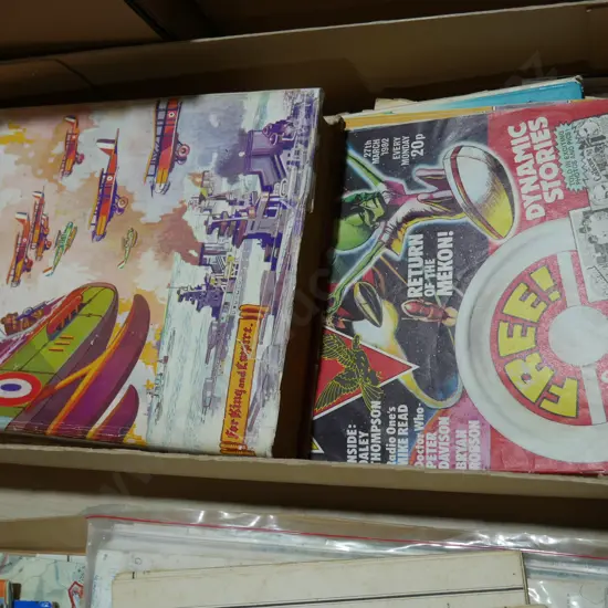 Books, comics