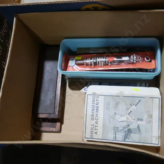 Drill bits, sharpening stone etc