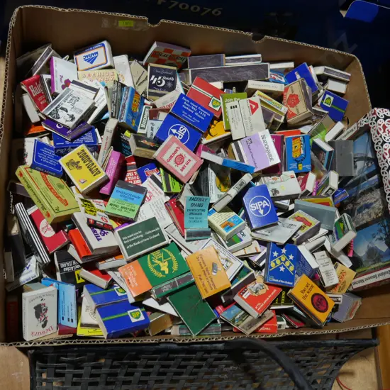 Assorted matchboxes