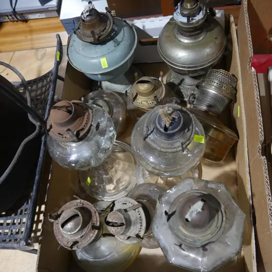Kerosene lamp bases