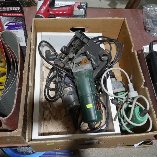 Assorted power tools
