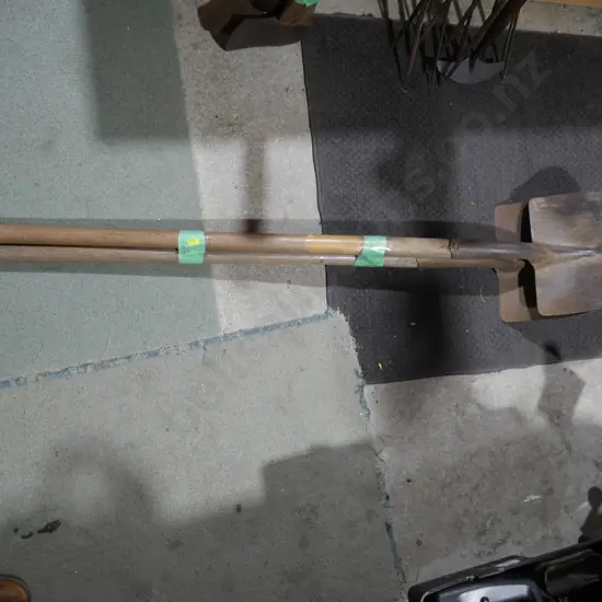 Two shovels