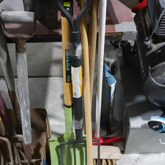 Assorted garden tools