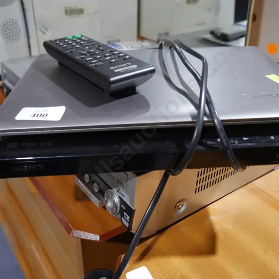 Lenovo laptop, Sony DVD player