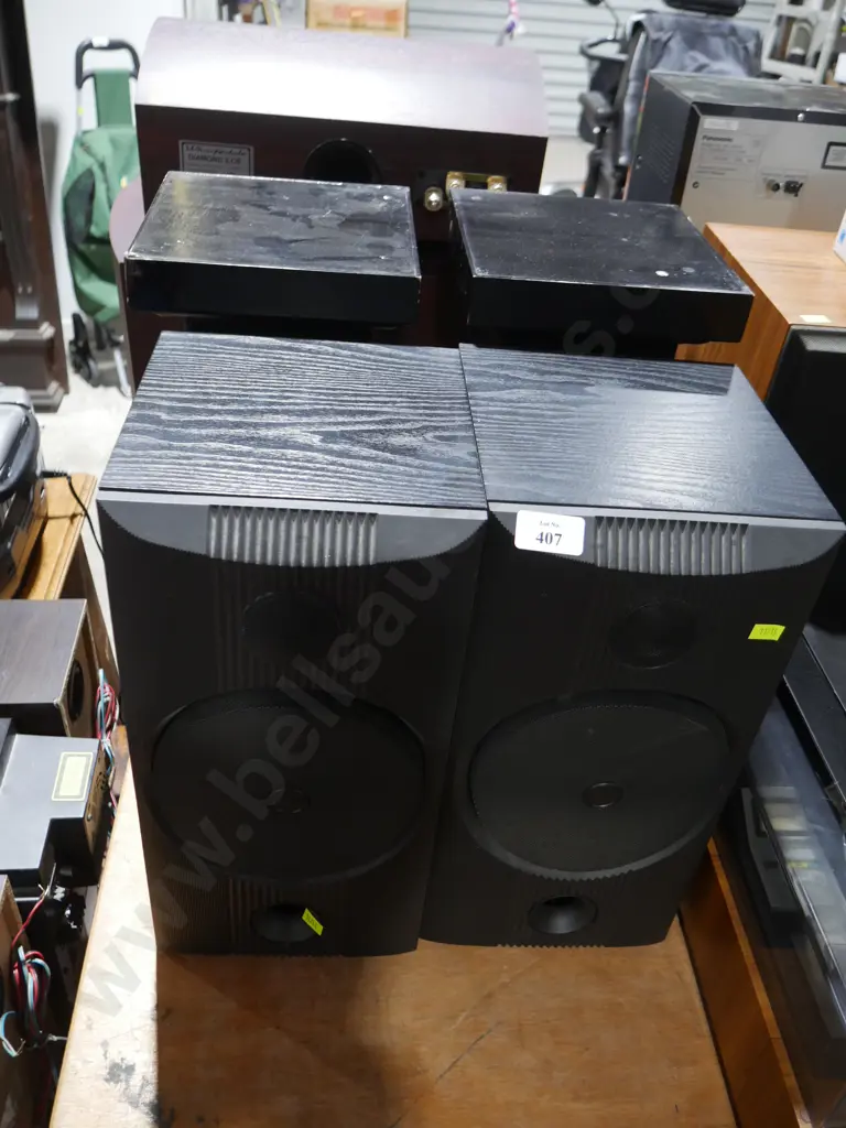 B&W speakers and stands Image 1++