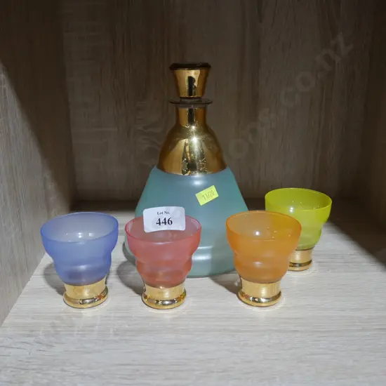 Decanter and glasses