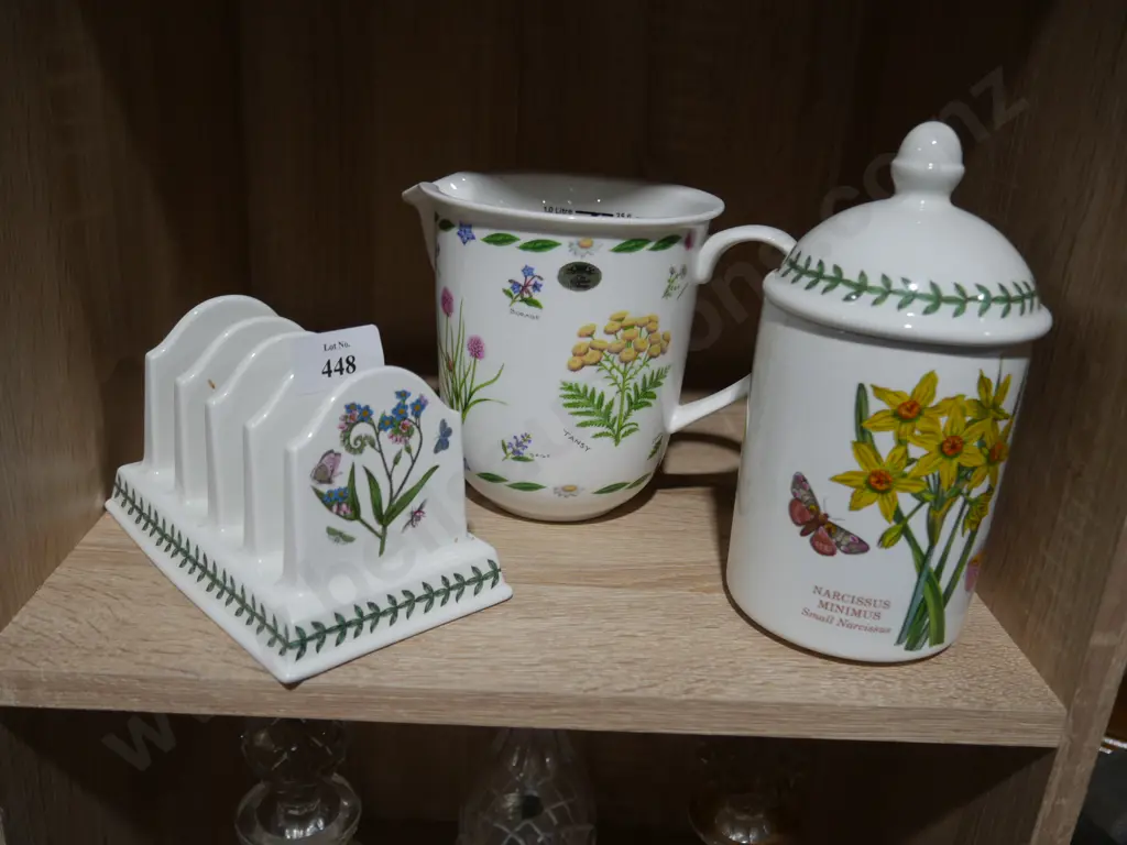 Portmeirion toast rack, container etc Image 1++