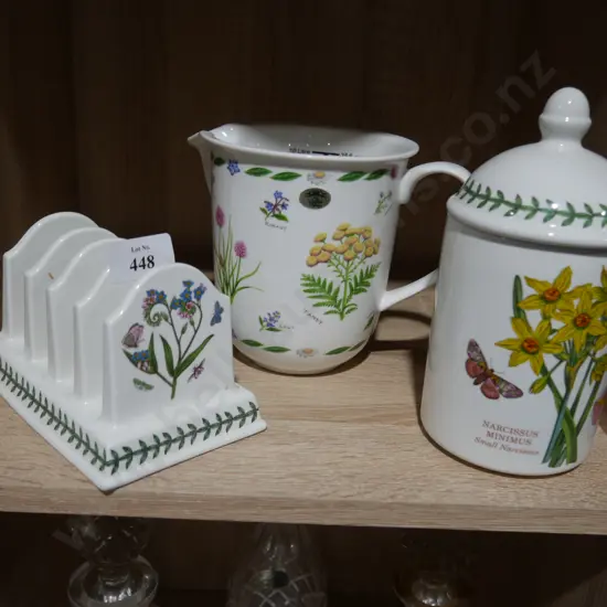 Portmeirion toast rack, container etc