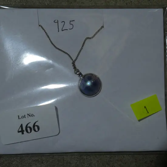 Gold & Silver necklace, marked 925