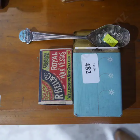 Cigarette case, matches etc