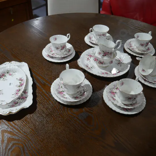 Royal Albert lavender rose tea set etc