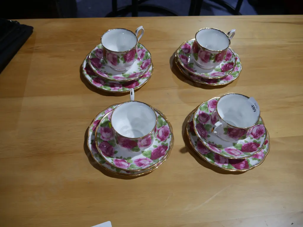 4 Royal Albert trios Image 1++