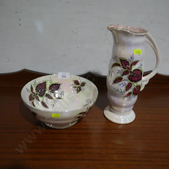 Maling jug and bowl