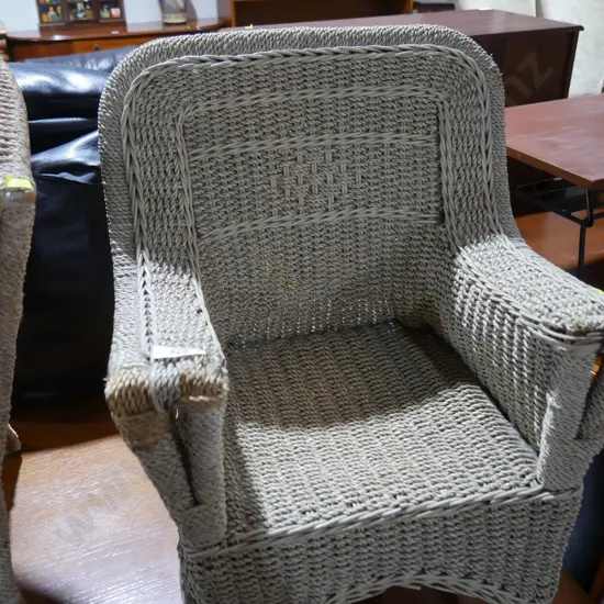 Small wicker chair
