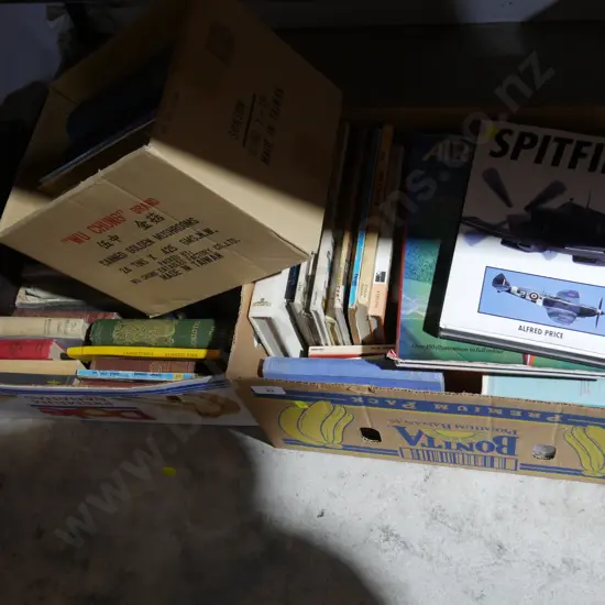 3 boxes books