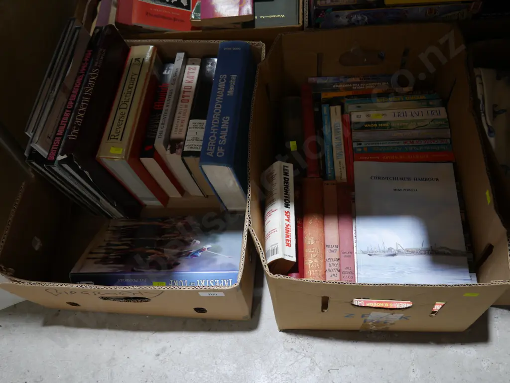2 boxes of books Image 1++
