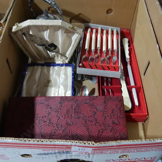 Cutlery sets etc