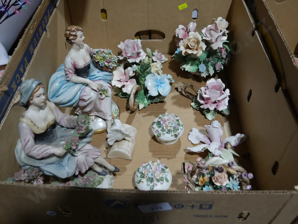 2 lady figurines etc Image 1++