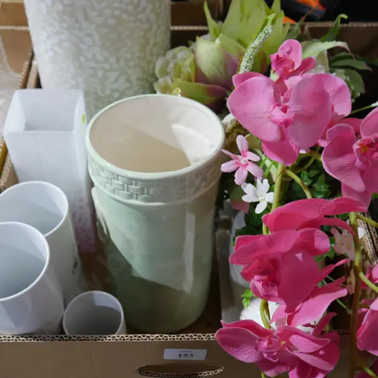 Assorted vases