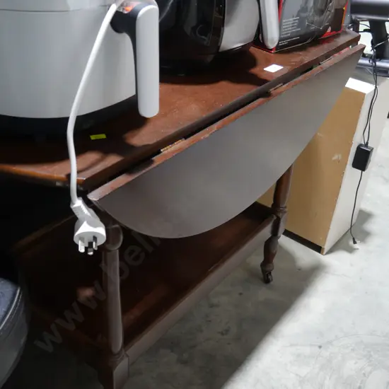 Drop side teawagon