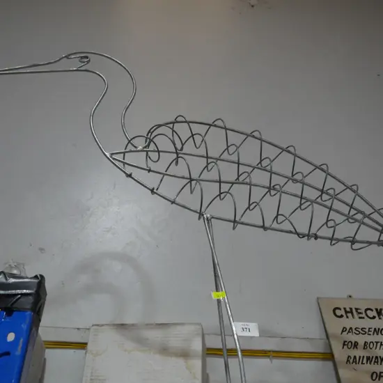 Metal bird ornament