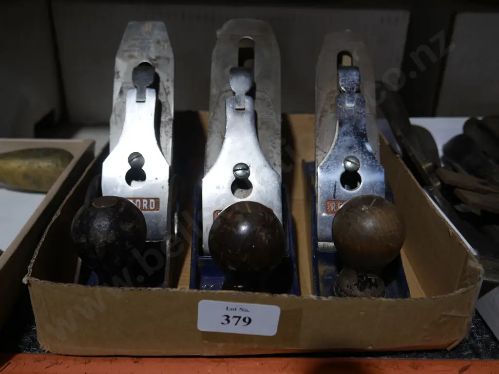 3 vintage record wood planes Image 1++