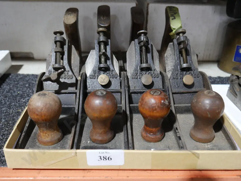 4 vintage wood planes Image 1++