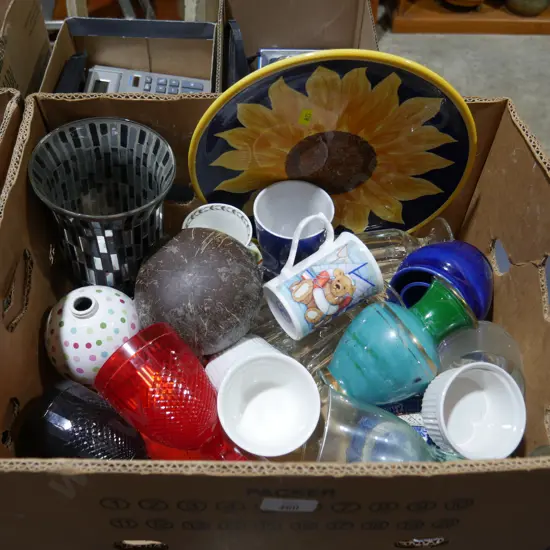 Glassware etc