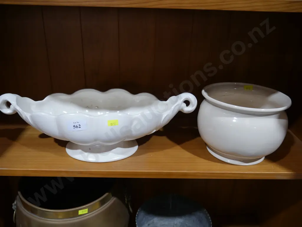 2 white china bowls Image 1++