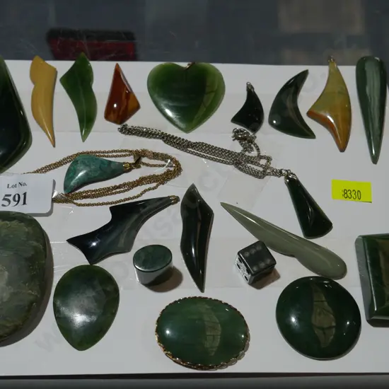 Green stones