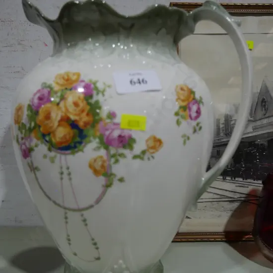 Large porcelain jug
