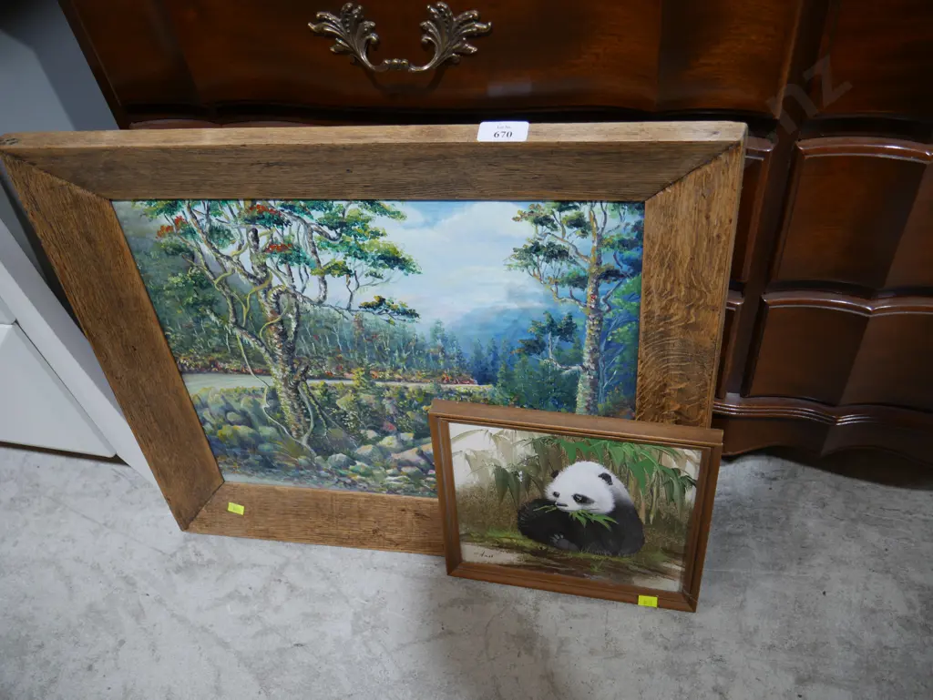 2 oil paintings Image 1++