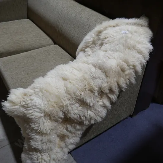 Sheepskin rug