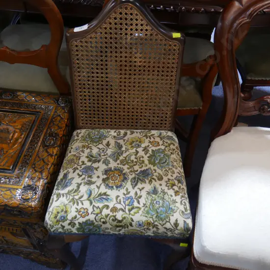 Cane back chair