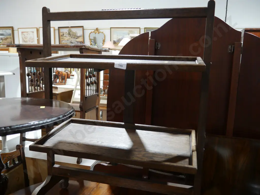 Folding tea wagon Image 1++