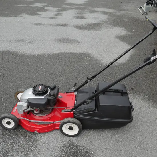 Red Victa lawnmower