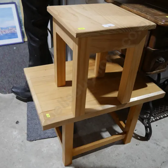 Small coffee table and side table