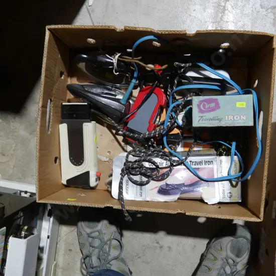 Old electric irons etc