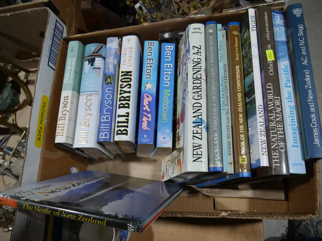 Box of New Zealand books Image 1++